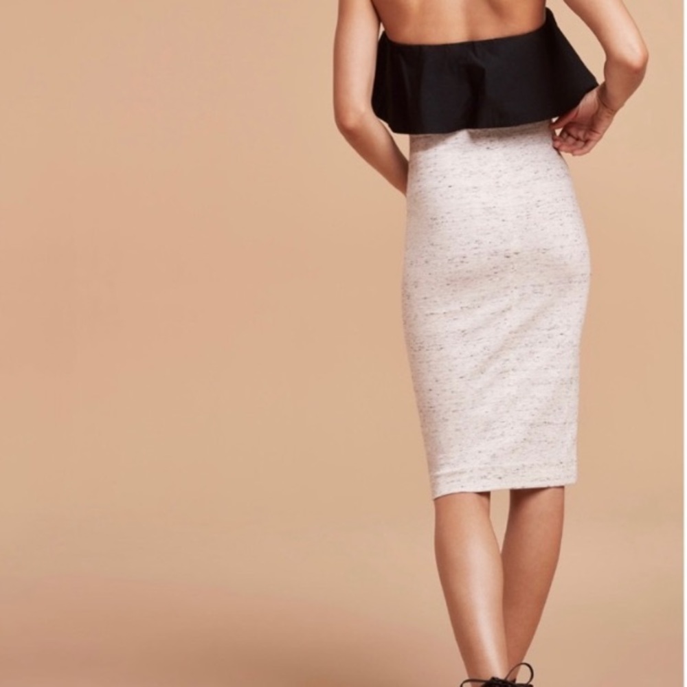 Wilfred white speckled Skirt